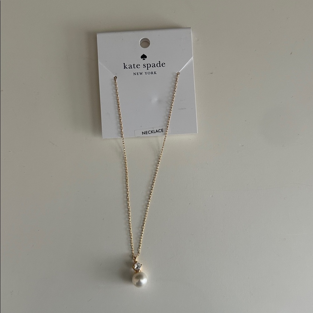 Kate Spade Gold Necklace with Pearl Pendant